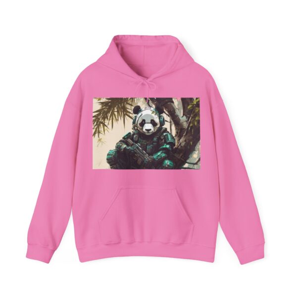 Cyborg Panda Unisex Heavy Blend™ Hooded Sweatshirt by Nexsweet - Image 57