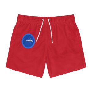 Red Nexsweet Swim Trunks (AOP)