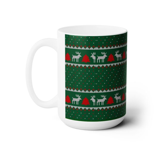 Rebel Santa Claus' Pets Ceramic Mug 15oz - Image 2