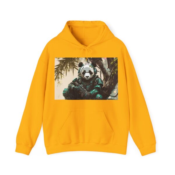 Cyborg Panda Unisex Heavy Blend™ Hooded Sweatshirt by Nexsweet - Image 9