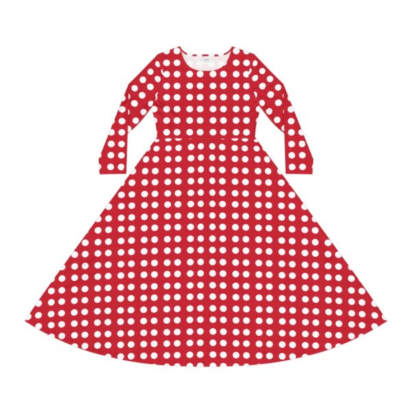 Lady of Oxford Women's Long Sleeve Dance Dress (AOP) by Nexsweet
