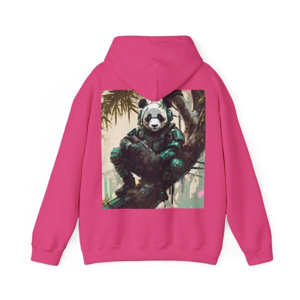 Cyborg Panda Unisex Heavy Blend™ Hooded Sweatshirt by Nexsweet - Image 62