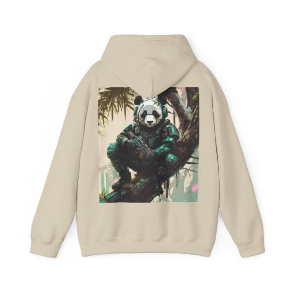 Cyborg Panda Unisex Heavy Blend™ Hooded Sweatshirt by Nexsweet - Image 6