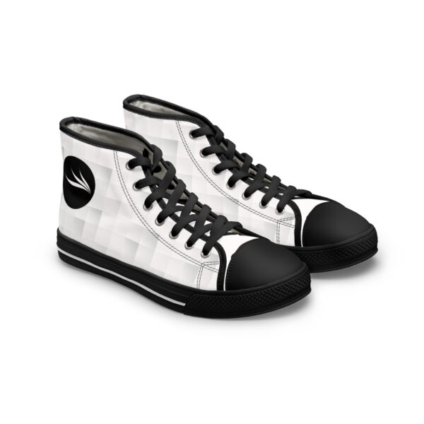 Grey Vex Men's High Top Sneakers by Nexsweet - Image 5