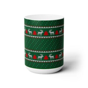 Rebel Santa Claus' Pets Ceramic Mug 15oz