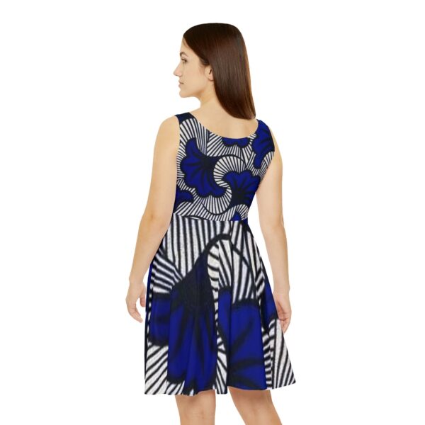 African Tribes Floral Design Women's Skater Dress (AOP) - Image 4