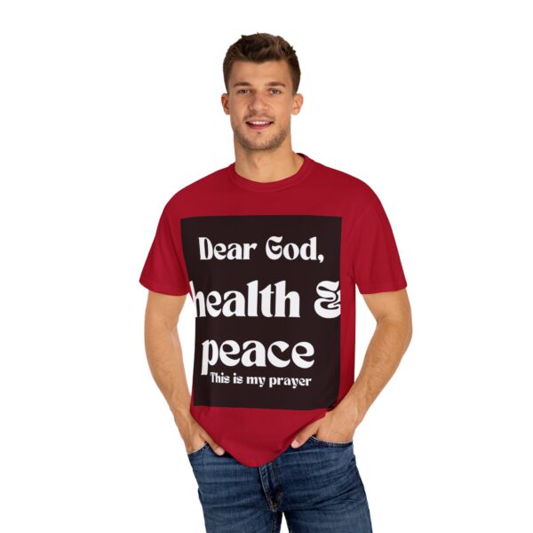 Dear God Unisex Garment-Dyed T-shirt by Nexsweet - Image 16