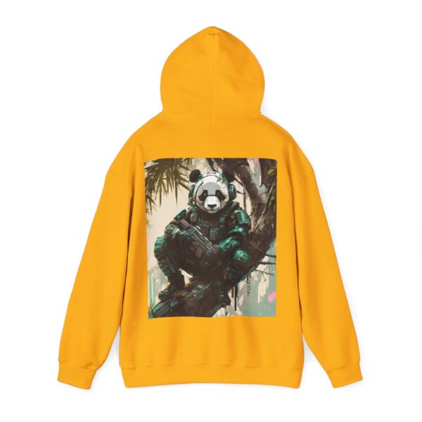 Cyborg Panda Unisex Heavy Blend™ Hooded Sweatshirt by Nexsweet - Image 11
