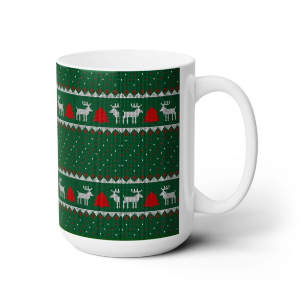 Rebel Santa Claus' Pets Ceramic Mug 15oz - Image 3