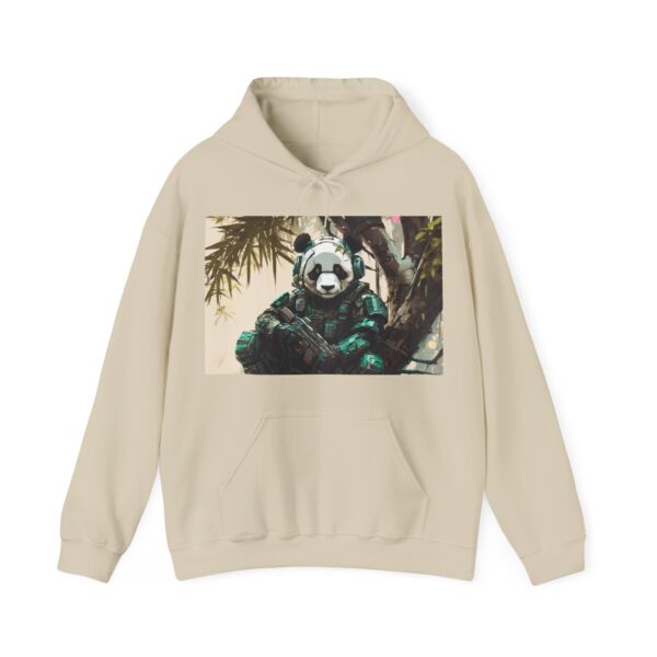 Cyborg Panda Unisex Heavy Blend™ Hooded Sweatshirt by Nexsweet - Image 5