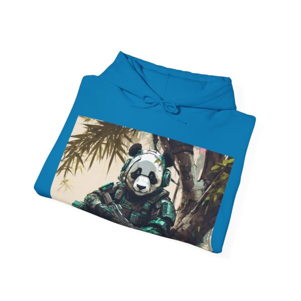 Cyborg Panda Unisex Heavy Blend™ Hooded Sweatshirt by Nexsweet - Image 44