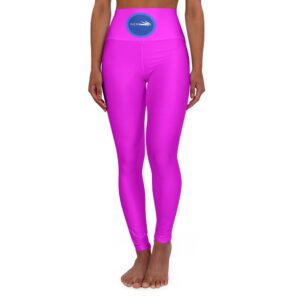 High Waisted Yoga Leggings (AOP) by Nexsweet