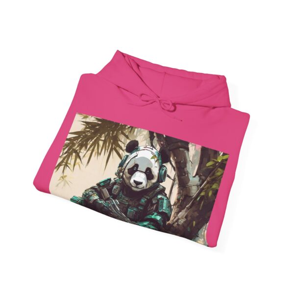 Cyborg Panda Unisex Heavy Blend™ Hooded Sweatshirt by Nexsweet - Image 64