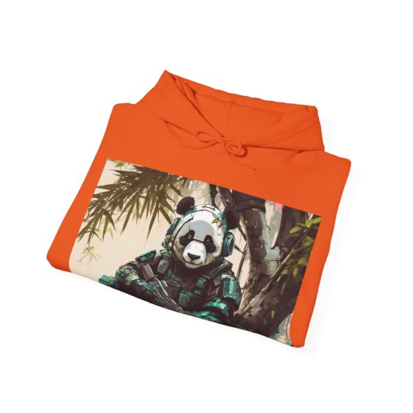 Cyborg Panda Unisex Heavy Blend™ Hooded Sweatshirt by Nexsweet - Image 16