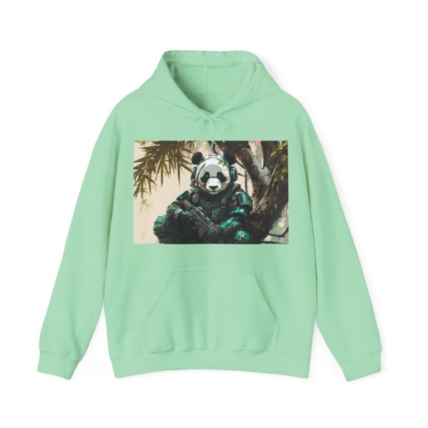 Cyborg Panda Unisex Heavy Blend™ Hooded Sweatshirt by Nexsweet - Image 29
