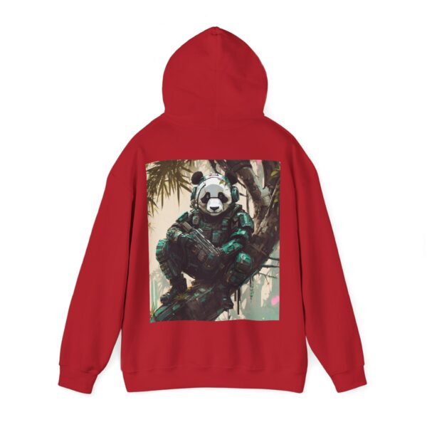 Cyborg Panda Unisex Heavy Blend™ Hooded Sweatshirt by Nexsweet - Image 67