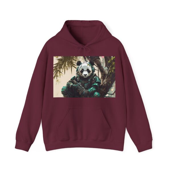 Cyborg Panda Unisex Heavy Blend™ Hooded Sweatshirt by Nexsweet - Image 17