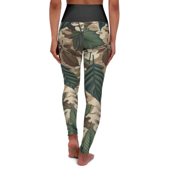 X54 Army High Waisted Yoga Leggings (AOP) by Nexsweet - Image 2