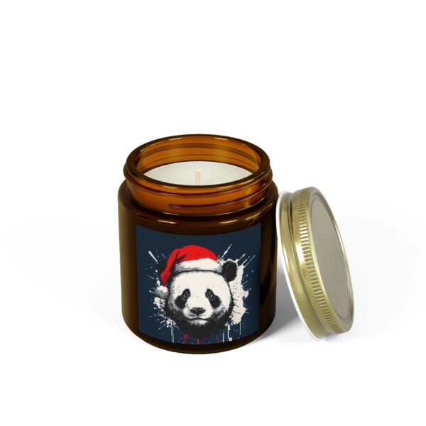 Panda Claus Scented Candles, Coconut Apricot Wax (4oz, 9oz) - Image 30