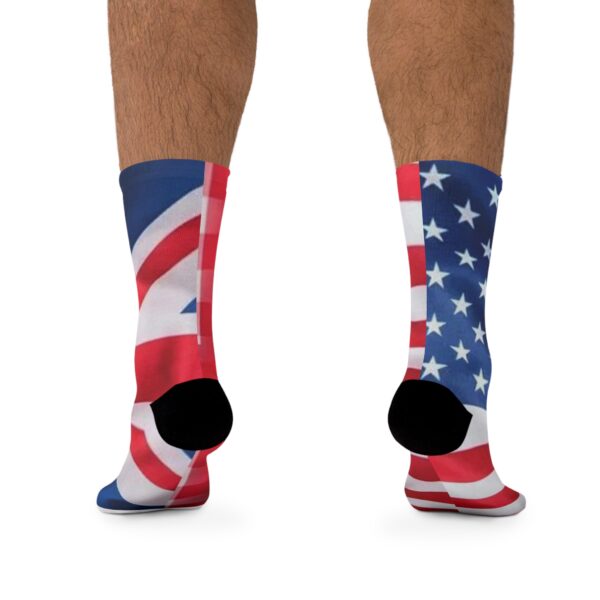 British American Recycled Poly Socks by Nexsweet - Image 4
