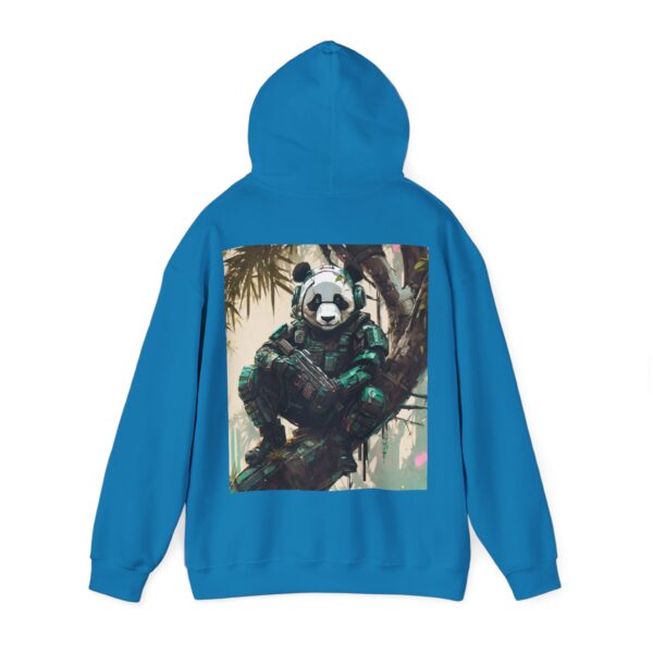 Cyborg Panda Unisex Heavy Blend™ Hooded Sweatshirt by Nexsweet - Image 43