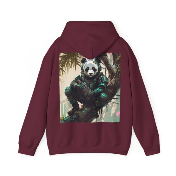 Cyborg Panda Unisex Heavy Blend™ Hooded Sweatshirt by Nexsweet - Image 18
