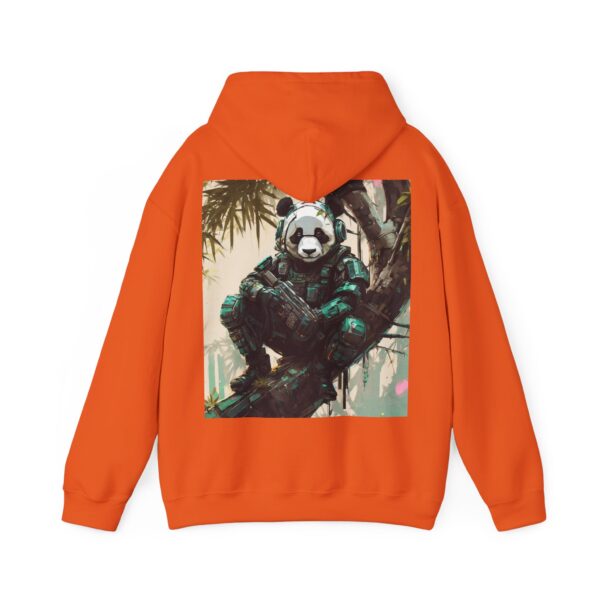 Cyborg Panda Unisex Heavy Blend™ Hooded Sweatshirt by Nexsweet - Image 14