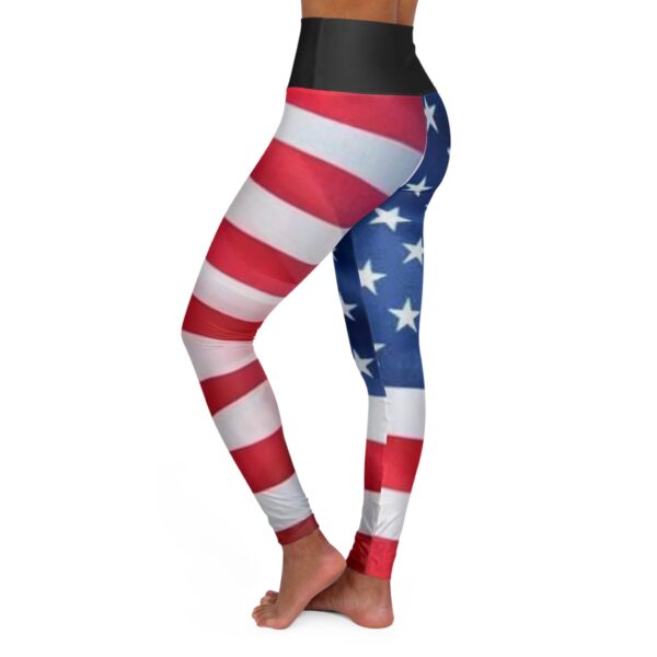 Liberty High Waisted Yoga Leggings (AOP) by Nexsweet - Image 3